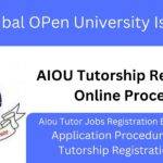 How to Apply for AIOU Tutorship Registration Online