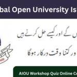 How To Solve AIOU Workshop Quiz Online Complete Procedure For All Program